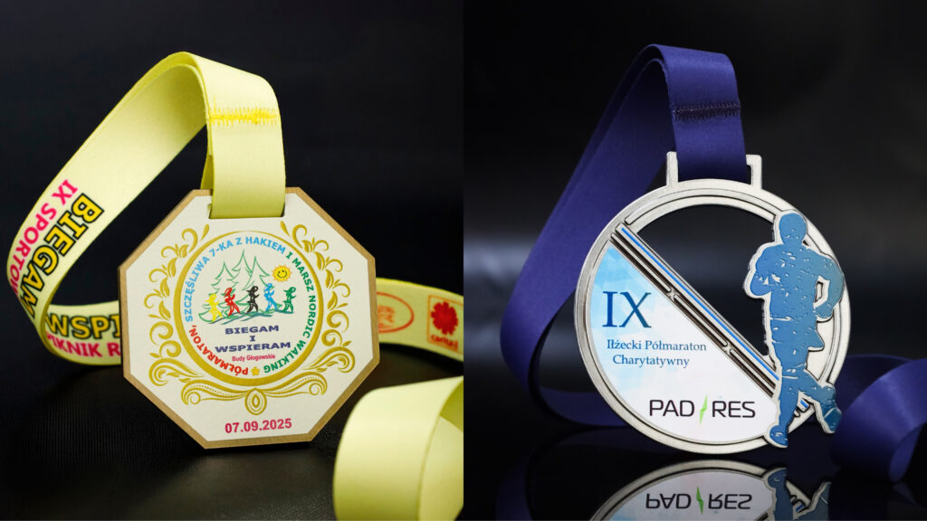 medale na bieg charytatywny